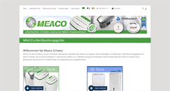 Desktop Screenshot of meaco.ch